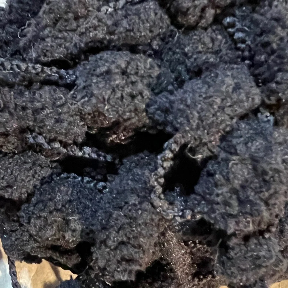 Loops & Threads 3oz Pom-Pom Fashion Yarn‎ Black Super Bulky 6 Polyester 46yds